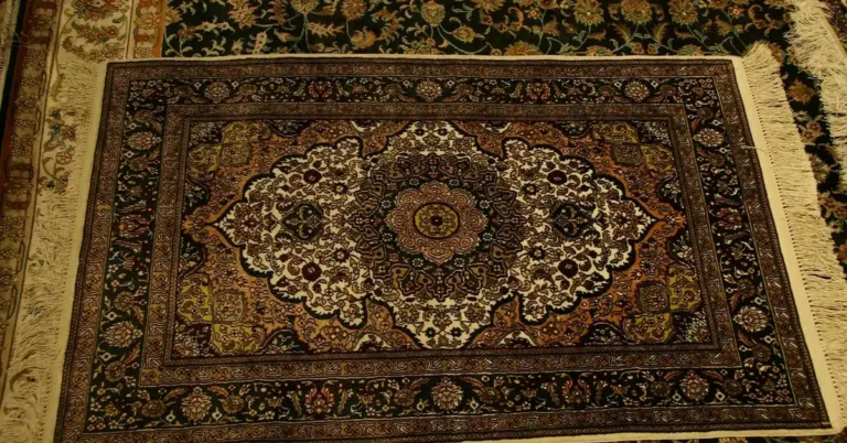 Woven rug carpet texture