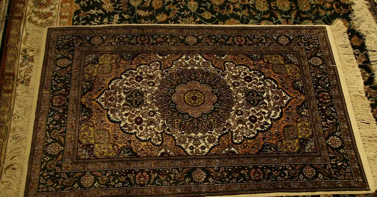 Woven rug carpet texture