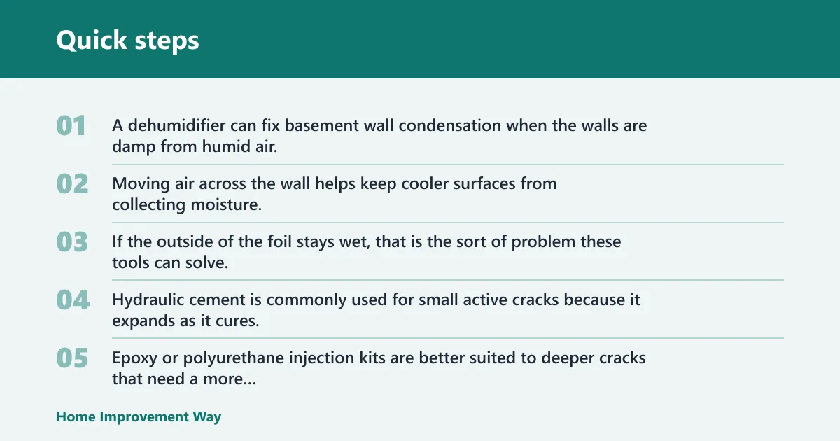 Quick steps: What fixes each problem?