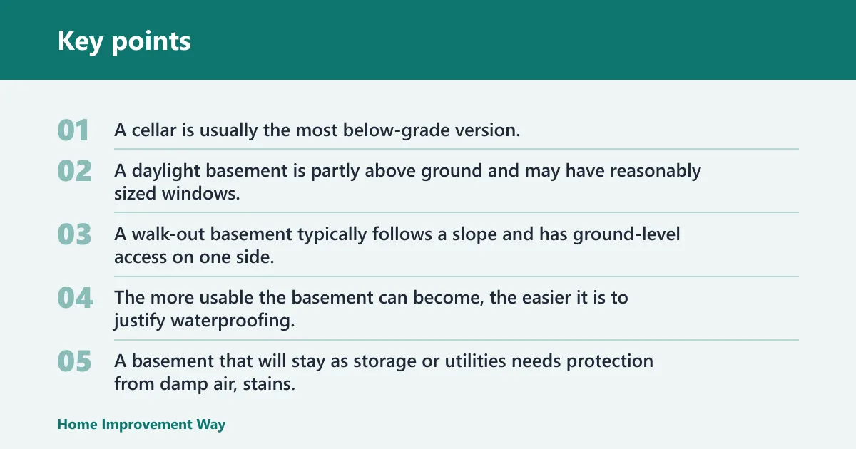 Key points: Is your basement the kind worth fixing?