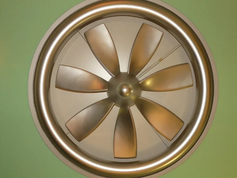 Bathroom fan with light above a shower and a separate vanity light in a renovated bathroom