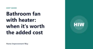 Bathroom fan with heater: when it’s worth the added cost