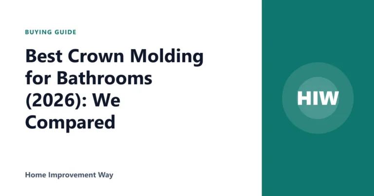 Best Crown Molding for Bathrooms (2026): We Compared