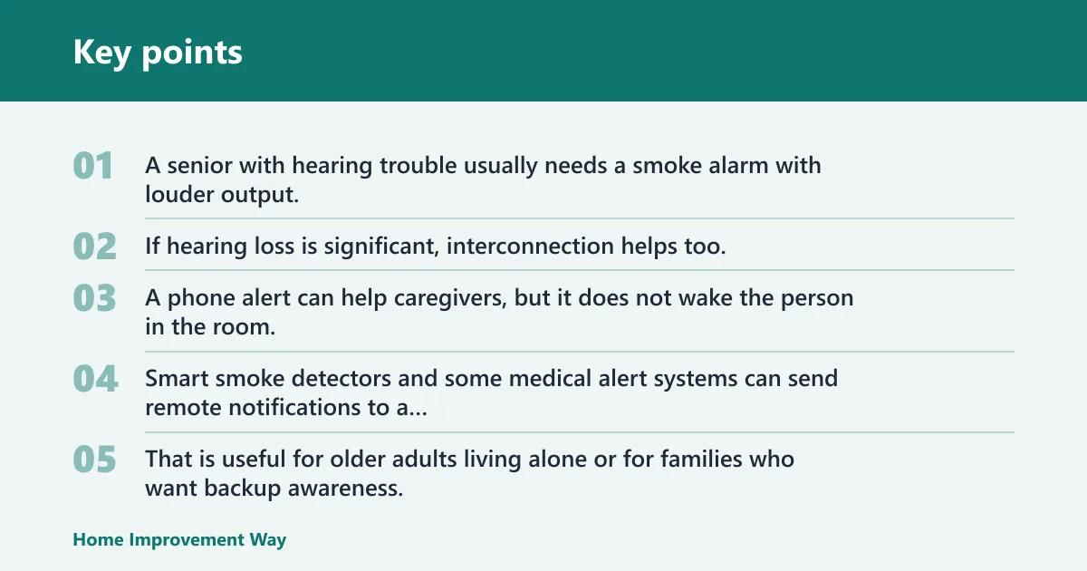 Key points: What are the best home safety detectors for elderly residents?