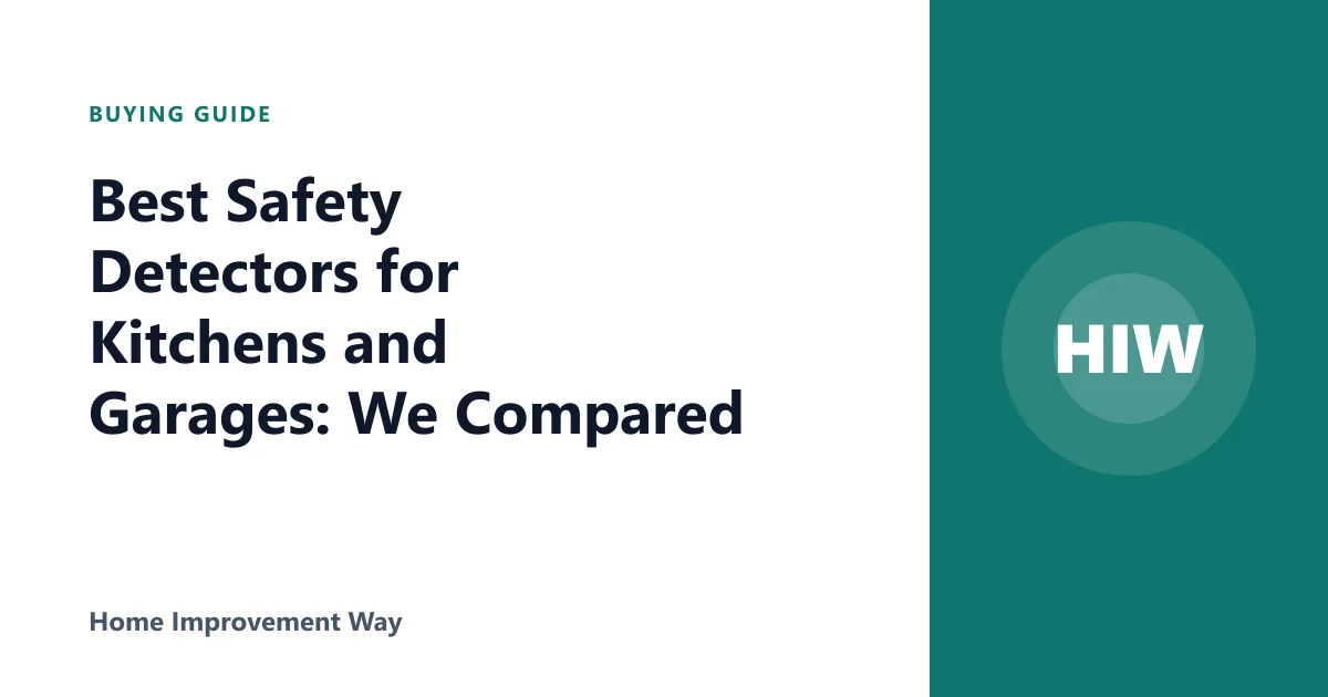 Best Safety Detectors for Kitchens and Garages: We Compared