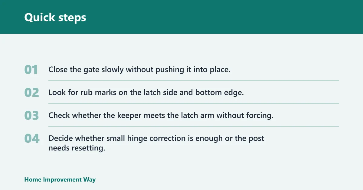 Quick steps: Should you fix the post first?