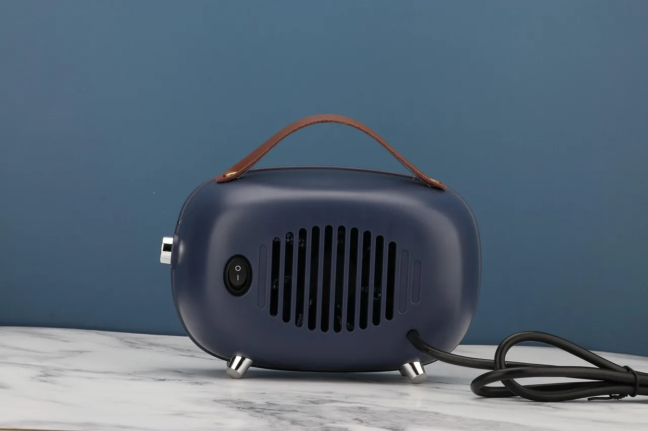 Where should you never place a space heater?