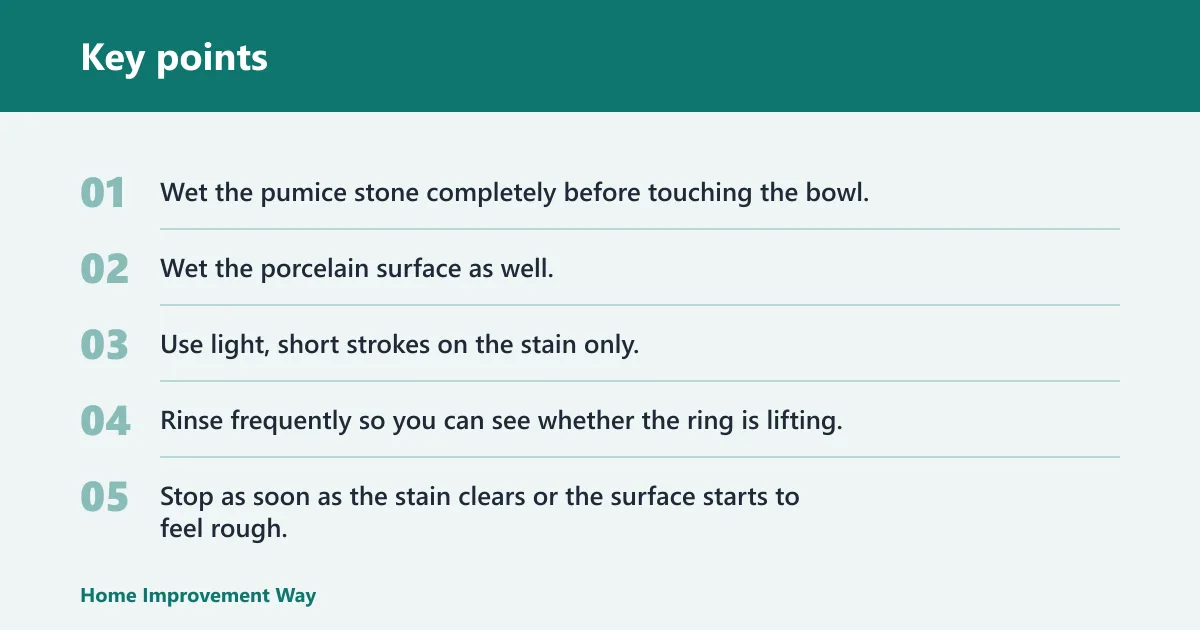 Key points: Pumice stone cleaner: best for stubborn mineral rings
