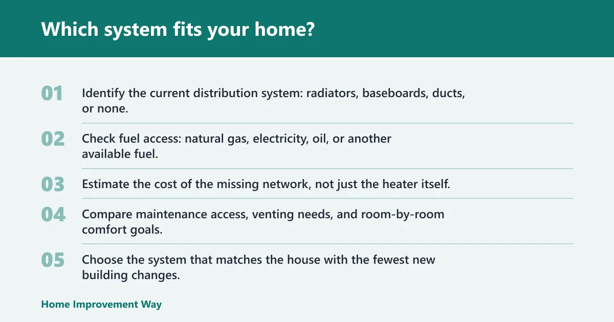 Steps: Which system fits your home?