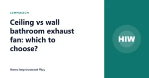 Ceiling vs wall bathroom exhaust fan: which to choose?