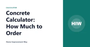 Concrete Calculator: How Much to Order