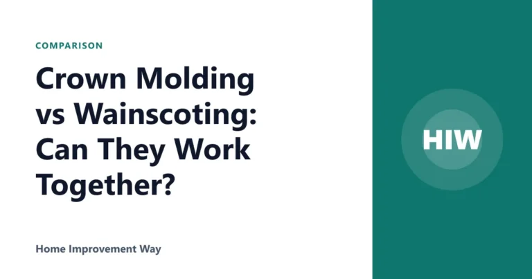 Crown Molding vs Wainscoting: Can They Work Together?