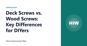 Deck Screws vs. Wood Screws: Key Differences for DIYers