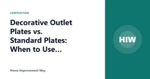 Decorative Outlet Plates vs. Standard Plates: When to Use Each