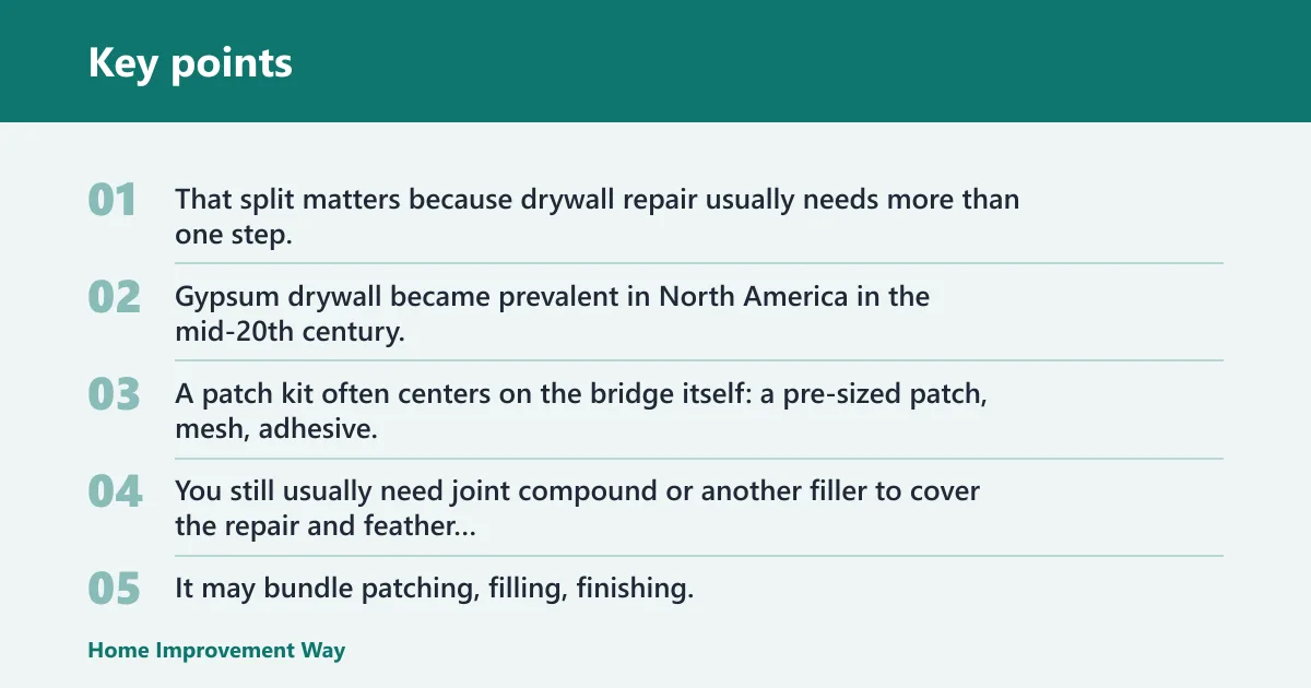 Key points: Patch kit vs repair kit