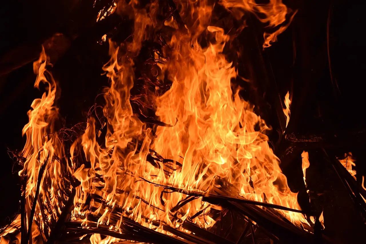 One-page burn-quality matrix: moisture bands, smoke, heat, and creosote risk