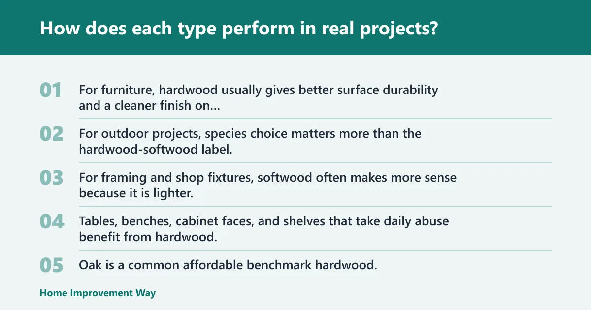 Steps: How does each type perform in real projects?