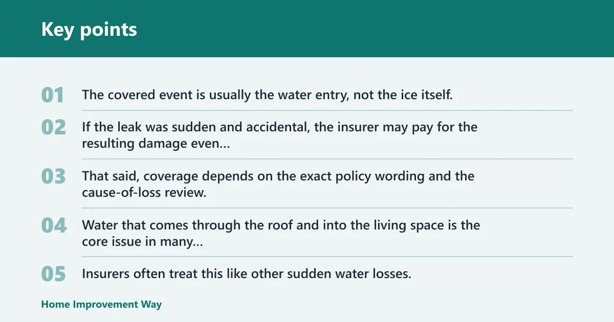Key points: What damage is usually covered?