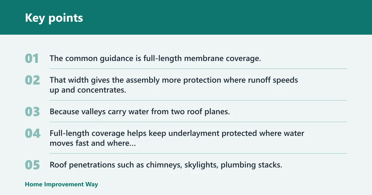 Key points: What about valleys and penetrations?