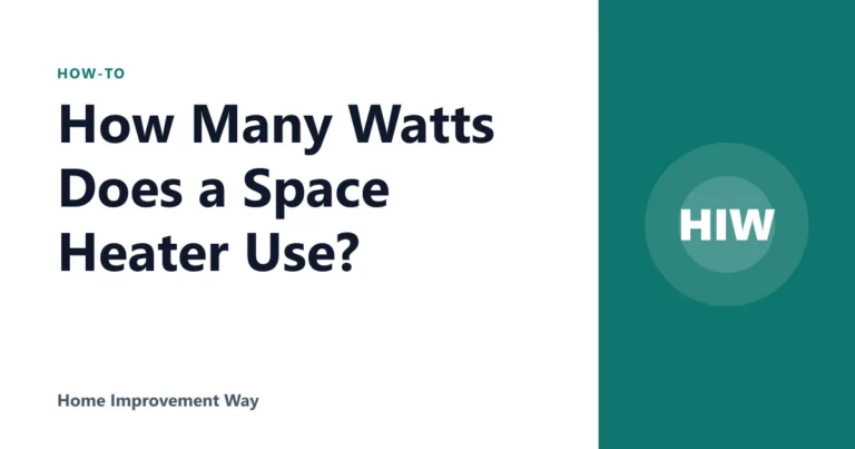 How Many Watts Does a Space Heater Use?