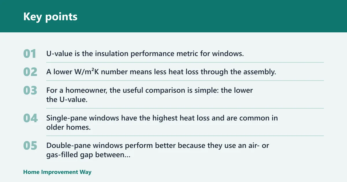 Key points: How much heat do windows lose?