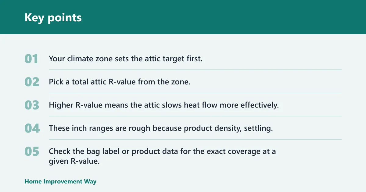 Key points: What your climate zone needs