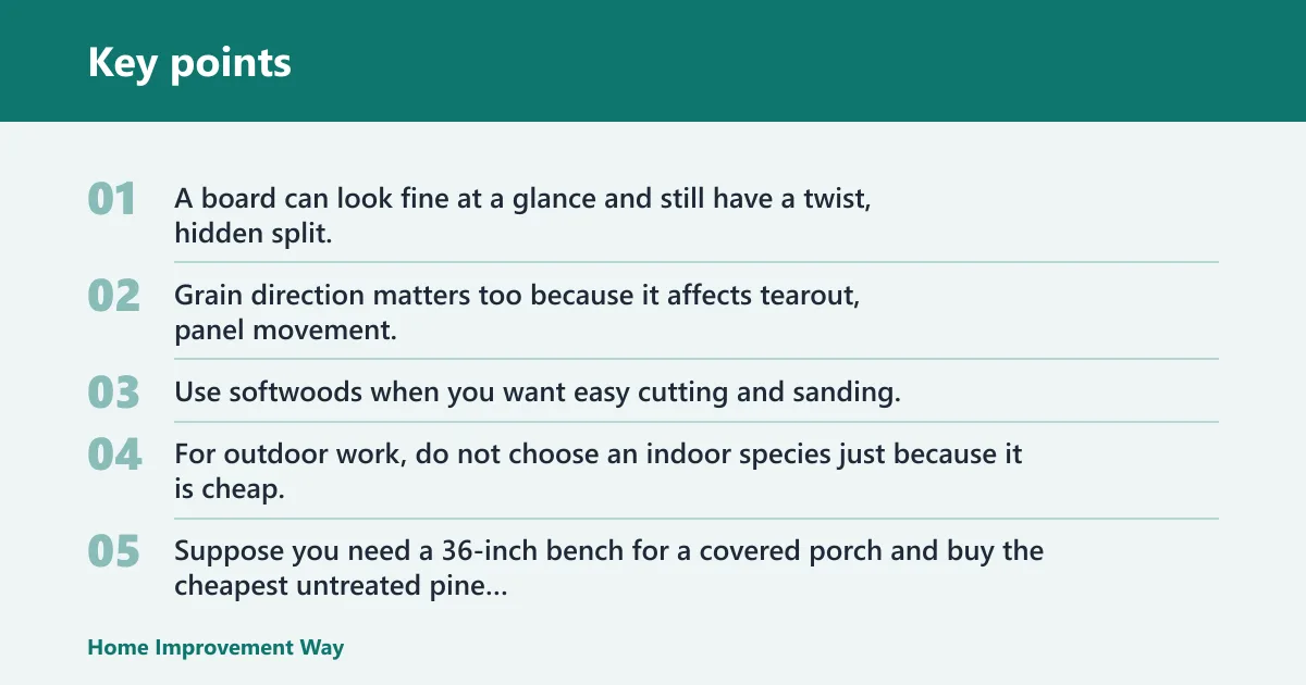 Key points: What mistakes should you avoid when buying wood?