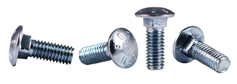 A beginner checks a carriage bolt and drilled wood board with a ruler in a bright workshop.