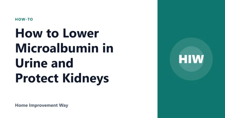How to Lower Microalbumin in Urine and Protect Kidneys