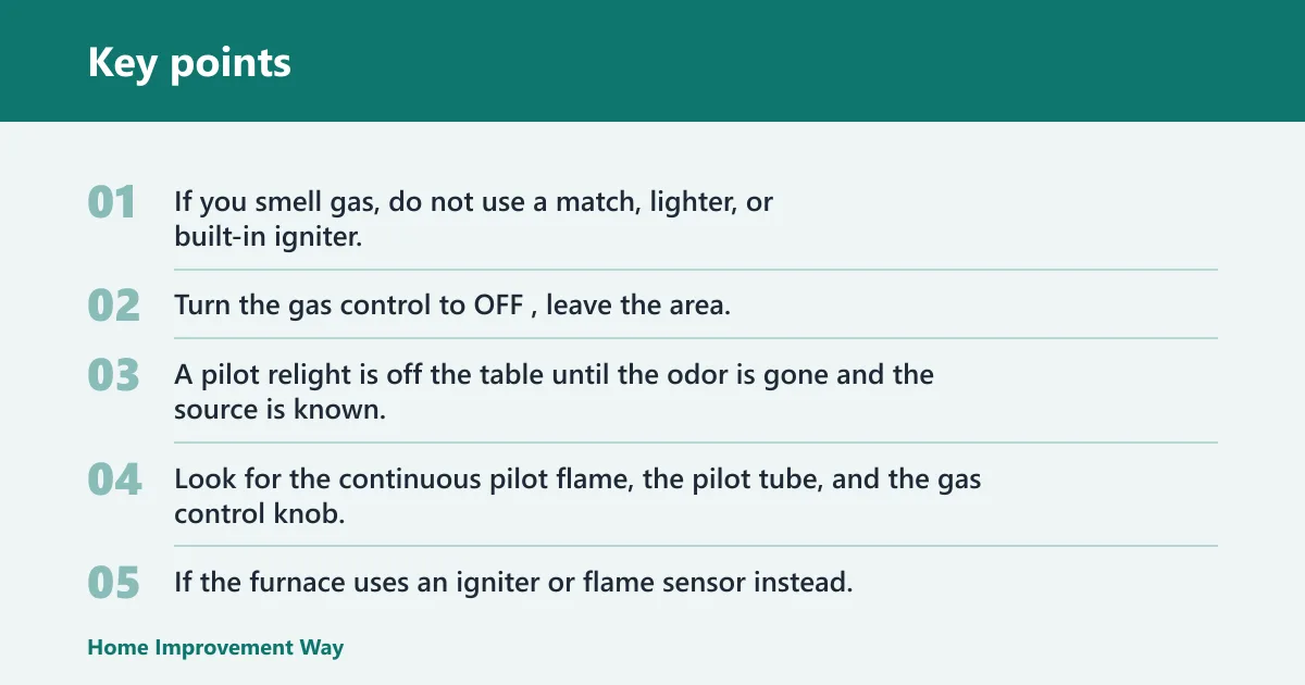 Key points: What should you do first?
