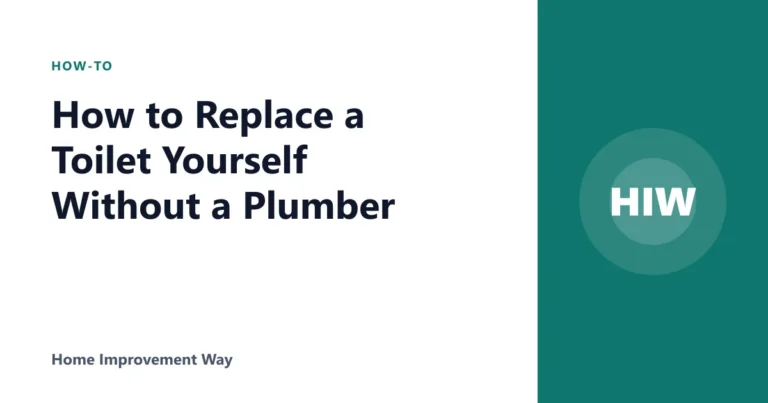 How to Replace a Toilet Yourself Without a Plumber