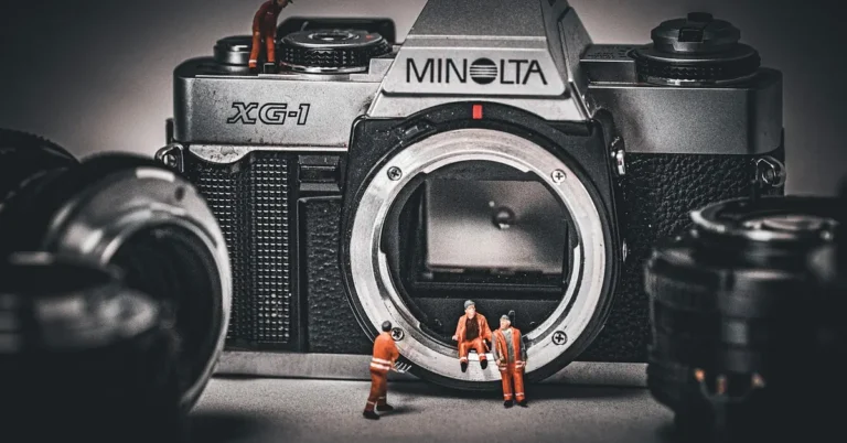 Handheld borescope inspection camera used to view inside pipes and wall cavities