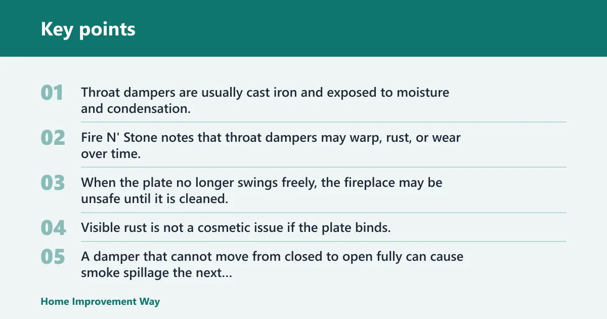 Key points: Which damper type is less likely to stick or fail closed?