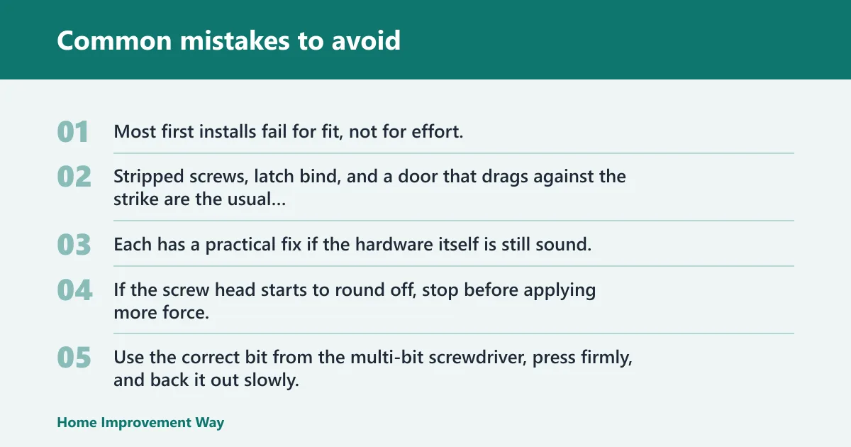 Steps: Common mistakes to avoid