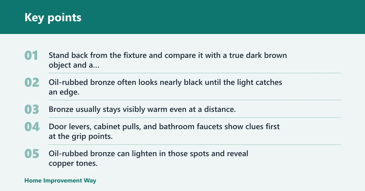 Key points: How can you tell them apart in person?