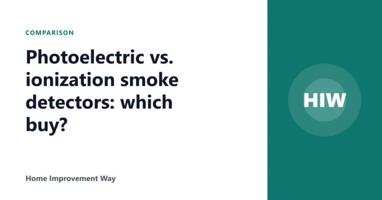 Photoelectric vs. ionization smoke detectors: which buy?
