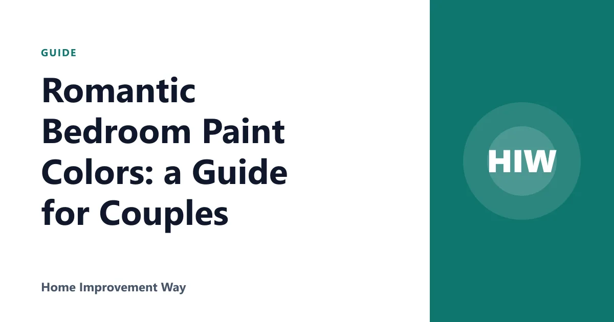 Romantic Bedroom Paint Colors: a Guide for Couples