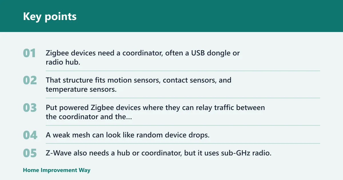 Key points: Should you start with Zigbee, Z-Wave, or Wi-Fi?