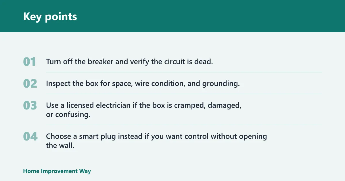 Key points: How installation differs
