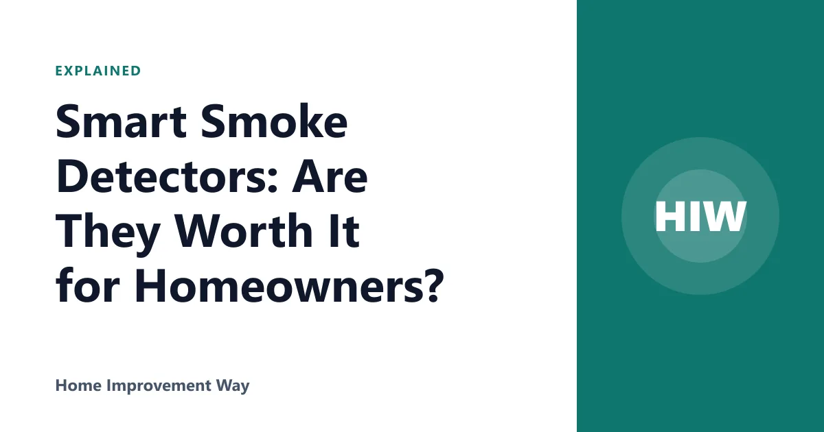 Smart Smoke Detectors: Are They Worth It for Homeowners?
