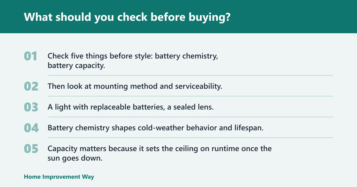 Steps: What should you check before buying?