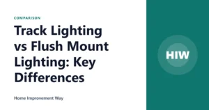 Track Lighting vs Flush Mount Lighting: Key Differences