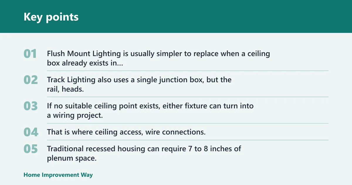 Key points: Installation and cost differences