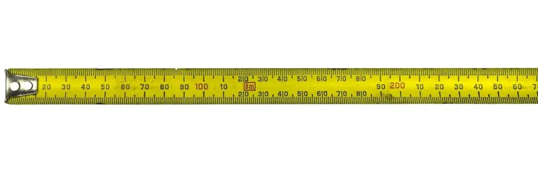 Homeowner and contractor measuring a living room wall with a tape measure near a doorway and window