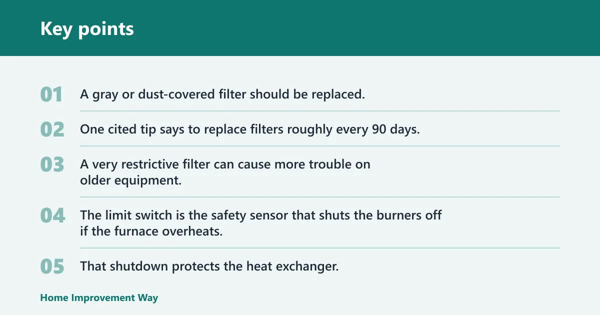 Key points: Could airflow be the problem?