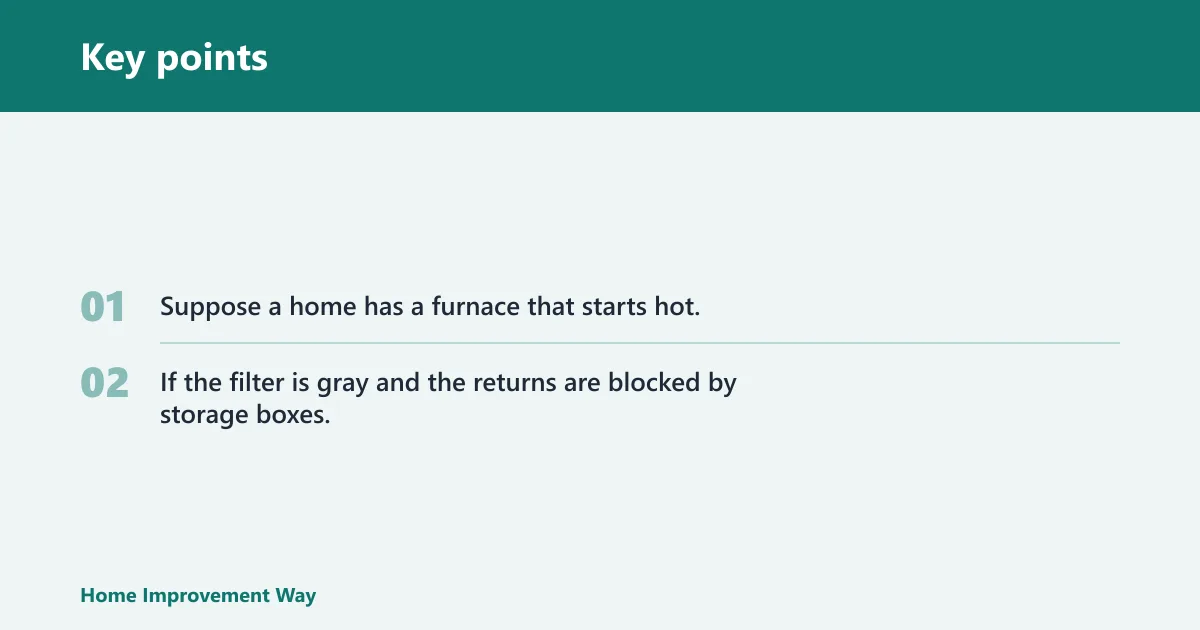 Key points: Furnace cold-air matrix