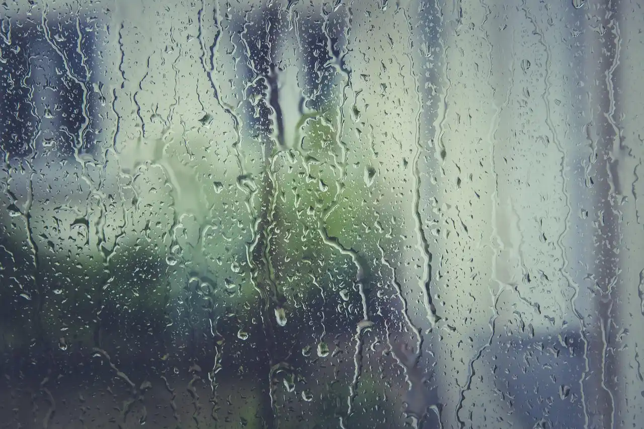 How do you keep rain from leaking through a window?